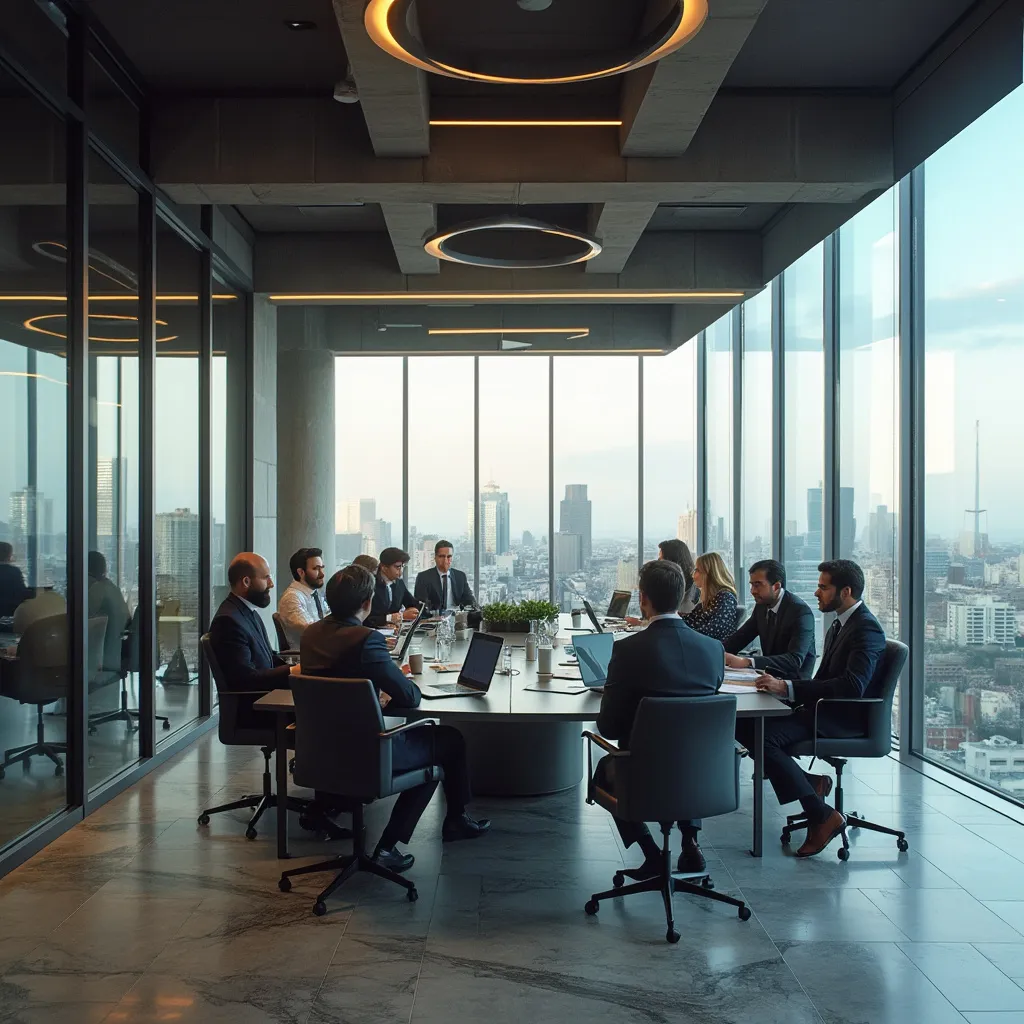 Equipo de ArgFin Consultores en oficina moderna en Buenos Aires